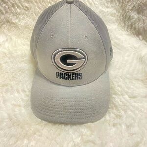 New Era Packers Gray Cap with Logo